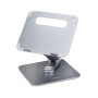 StarTech.com Support Télescopique pour PC Portable, Base Pivotante à 360, Support Rotatif pour Bureau, Hauteur et Inclinaison