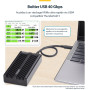 StarTech.com 1USB4-NVME-ENCLOSURE storage drive enclosure SSD enclosure Black M.2