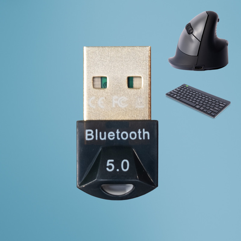 R-Go Tools 3-in-1 dongle that allows you to use the R-Go HE Break and Twister mouse both wired, wireless and Bluetooth.