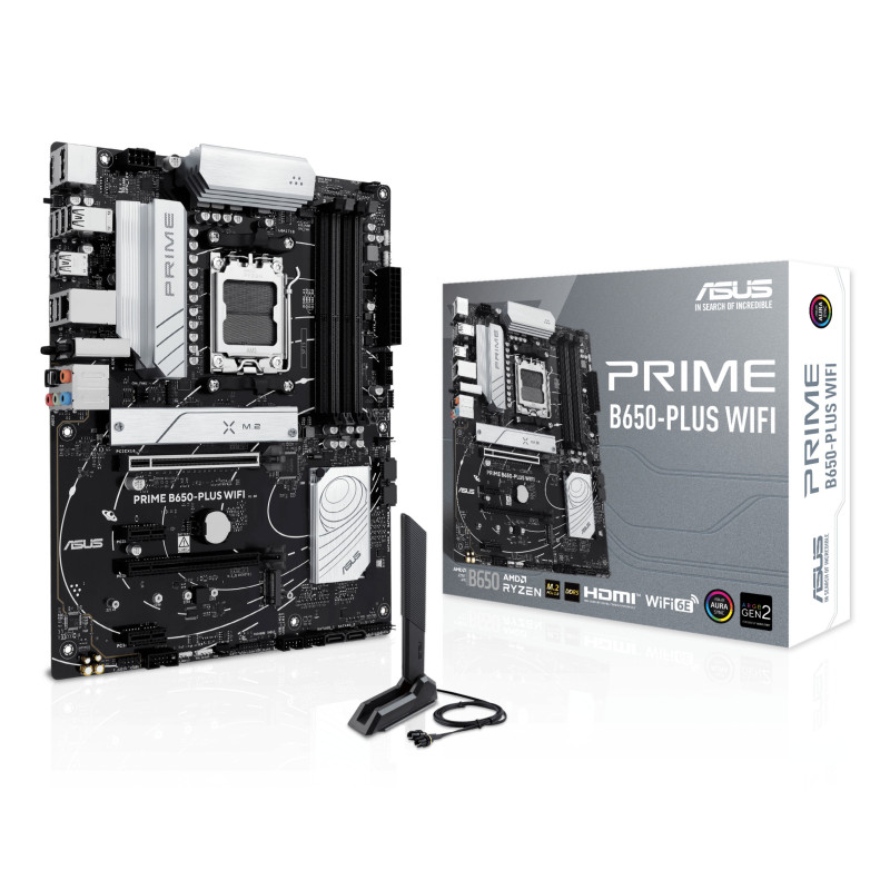 ASUS PRIME B650-PLUS WIFI AMD B650 Emplacement AM5 ATX