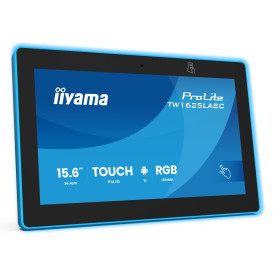iiyama TW1625LASC-B3PNR écrans d’affichage de salle de réunion 39,6 cm (15.6") 1920 x 1080 pixels LED Wi-Fi 6 (802.11ax), Wi-Fi