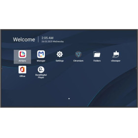 Viewsonic CDE5514-2C signage display Digital signage flat panel 55" LCD Wi-Fi 500 cd/m² 4K Ultra HD Black Built-in processor