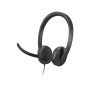 Lenovo VoIP Headset 5000 Wired Head-band Office/Call center USB Type-C Black