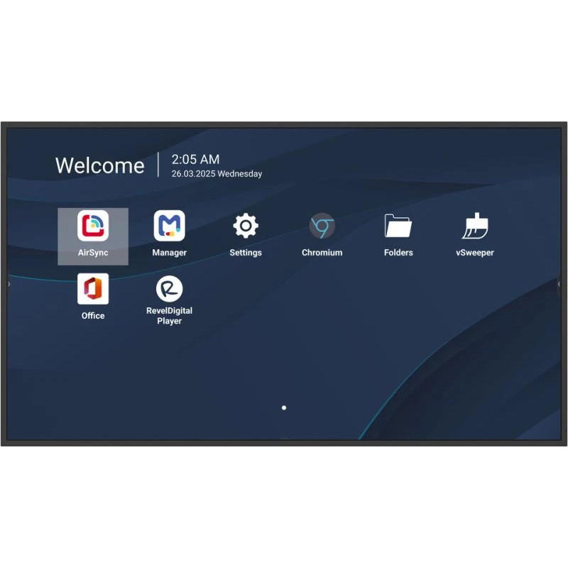 Viewsonic CDE4314-2C signage display Digital signage flat panel 43" LCD Wi-Fi 500 cd/m² 4K Ultra HD Black Built-in processor