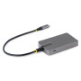 StarTech.com Hub USB-C 4 Ports, 5 Gbps, Alimenté par Bus, Hub USB-C vers 4 Ports USB-A avec Entrée d'Alimentation Auxiliaire