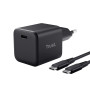 Trust 26046 chargeur d'appareils mobiles Universel Noir Secteur Charge rapide Intérieure