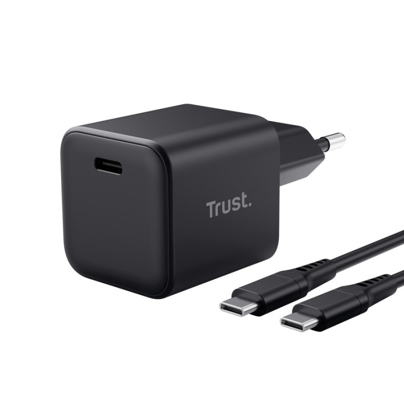 Trust 26046 chargeur d'appareils mobiles Universel Noir Secteur Charge rapide Intérieure