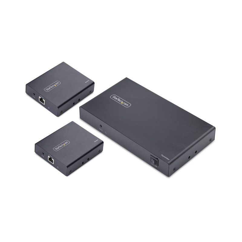 StarTech.com Rallonge et Répartiteur HDMI 4 Ports sur CAT6, 4K 60 Hz, Jusqu'à 70 m, Kit de Distribution HDMI 1x4 sur Ethernet