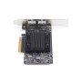StarTech.com Carte Réseau PCIe 10 Gb Ethernet à 2 Ports, Carte d'Interface Réseau 10 GbE, Chipset Broadcom BCM57416, Double
