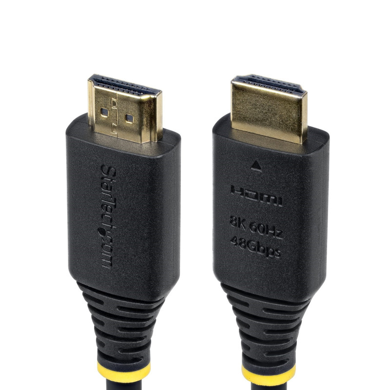 StarTech.com Câble HDMI Ultra Haut Débit Certifié de 50cm, 8K 60Hz / 4K 120Hz, Câble HDMI 2.1 avec HDR10+ / eARC, 48 Gbps,