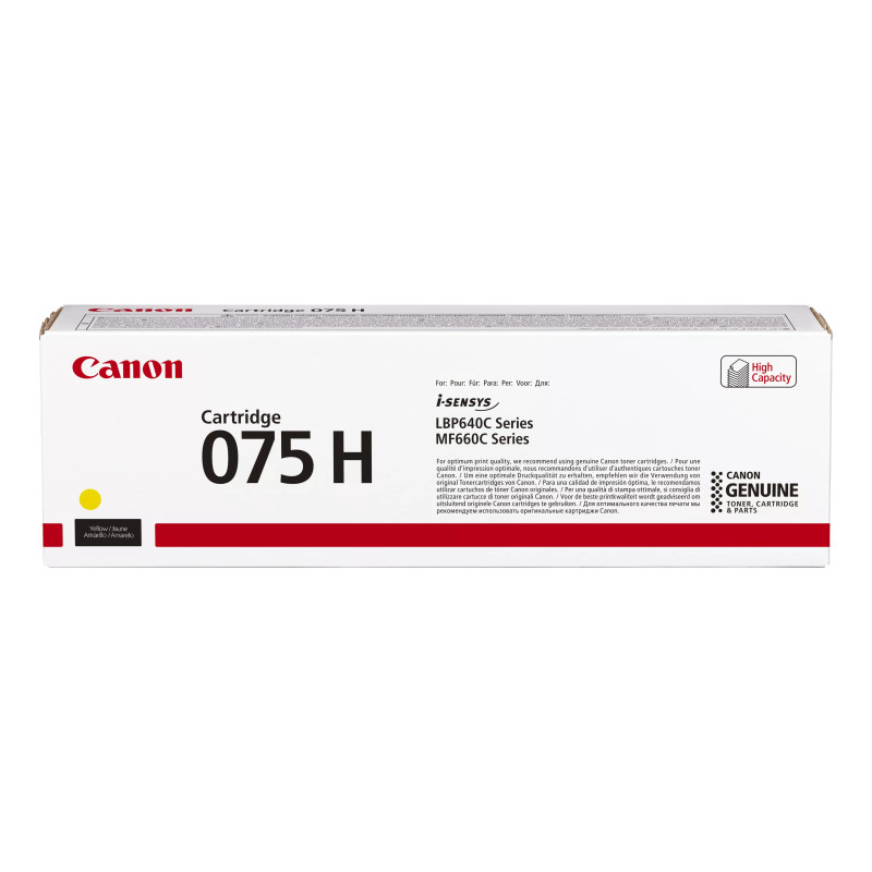Canon 075 H toner cartridge 1 pc(s) Original Yellow
