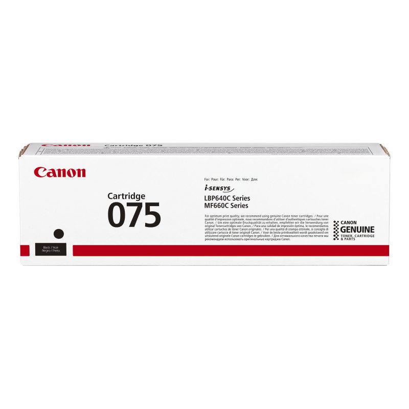 Canon 075 Cartouche de toner 1 pièce(s) Original Noir