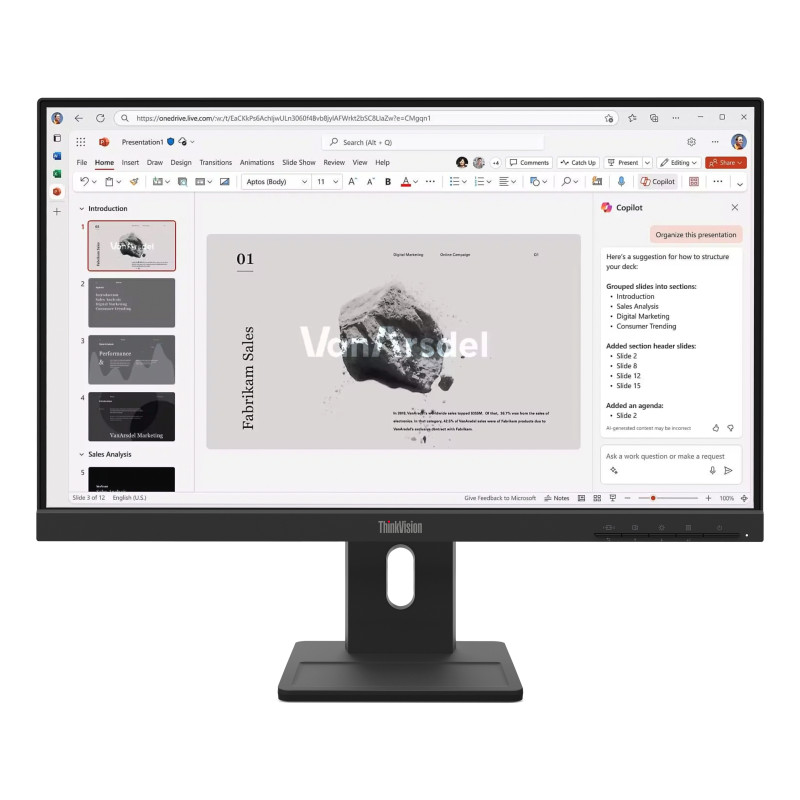 Lenovo ThinkVision E22-40 Moniteur