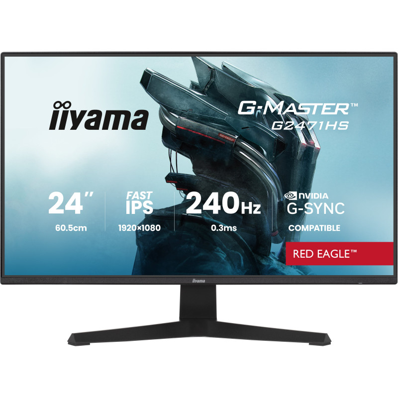 iiyama G-MASTER G2471HS-B1 computer monitor 23.8" 1920 x 1080 pixels Full HD Black