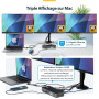 StarTech.com DK30C2DPEPRUE laptop dock/port replicator Wired USB 3.2 Gen 1 (3.1 Gen 1) Type-C Gray