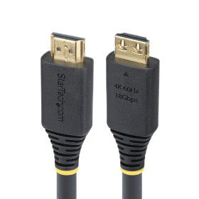 StarTech.com Câble HDMI Haute Vitesse de 7 m avec Connecteurs à Verrouillage, 4K 60 Hz/1440p 144 Hz, HDR10/HDCP 2.2/ARC, 18