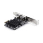StarTech.com Carte Réseau PCIe Gigabit 5G à 2 Ports, Carte LAN PCI Express 5G/2,5G/1G/100M/10M, Realtek RTL8126, Windows et