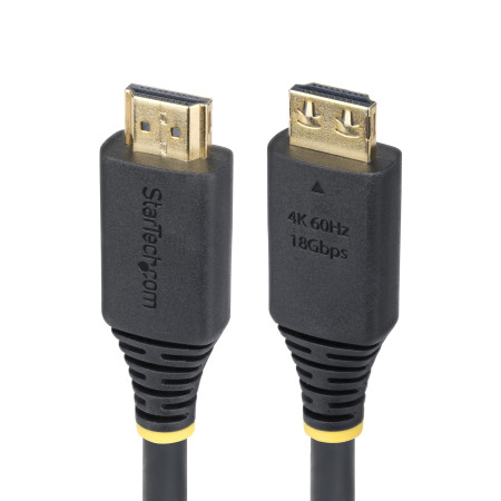 StarTech.com HDMI2-CABLE-GRIP-30C HDMI cable 11.8" (0.3 m) HDMI Type A (Standard) Black
