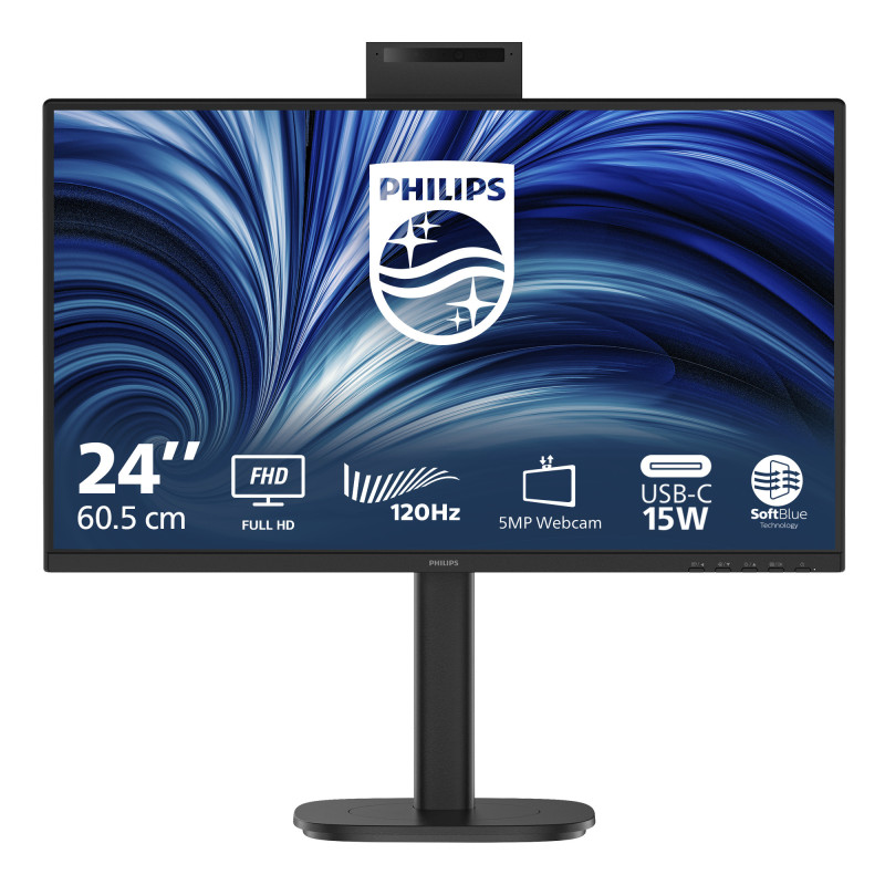 Philips 3000 series 24B2N3200JH/00 computer monitor 23.8" 1920 x 1080 pixels Full HD LCD Black
