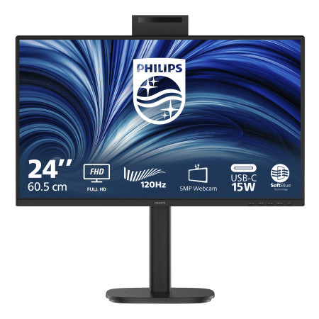 Philips 3000 series 24B2N3200JH/00 computer monitor 23.8" 1920 x 1080 pixels Full HD LCD Black