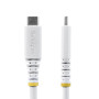 StarTech.com CC2M20GUSB4TPW USB cable USB4 Gen 2x2 78.7" (2 m) USB C 20 Gbit/s 240 W White