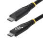 StarTech.com CC2M20GUSB4TP USB cable USB4 Gen 2x2 78.7" (2 m) USB C 20 Gbit/s 240 W Black