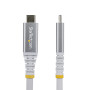 StarTech.com CC3M20GUSB4CXW USB cable USB4 Gen 2x2 118.1" (3 m) USB C 20 Gbit/s 60 W White