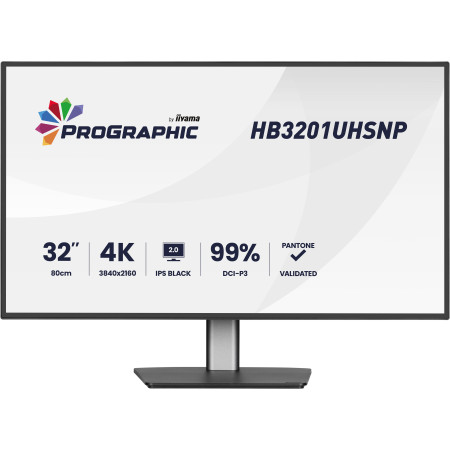 iiyama ProGraphic HB3201UHSNP-B1 computer monitor 31.5" 3840 x 2160 pixels 4K Ultra HD Black