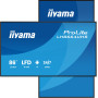 iiyama LH8664UHS-B3AG signage display Digital signage flat panel 85.6" Wi-Fi 500 cd/m² 4K Ultra HD Black Built-in processor