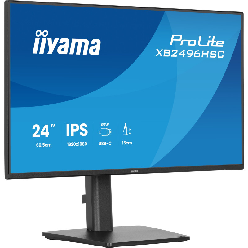 iiyama ProLite XB2496HSC-B1 computer monitor 23.8" 1920 x 1080 pixels Full HD LED Black