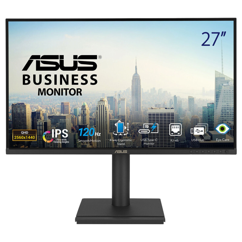 ASUS BE27ACGN écran plat de PC 68,6 cm (27") 2560 x 1440 pixels Quad HD LCD Noir