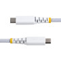 StarTech.com USB2CC2MNCBRWH USB cable USB 2.0 78.7" (2 m) USB C 0.48 Gbit/s 60 W White