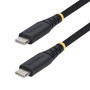 StarTech.com USB2CC1MNCBR USB cable USB 2.0 39.4" (1 m) USB C 0.48 Gbit/s 60 W Black