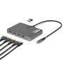 StarTech.com QUAD-USB-HDMI-ADAPT laptop dock/port replicator Wired USB 3.2 Gen 1 (3.1 Gen 1) Type-C Gray
