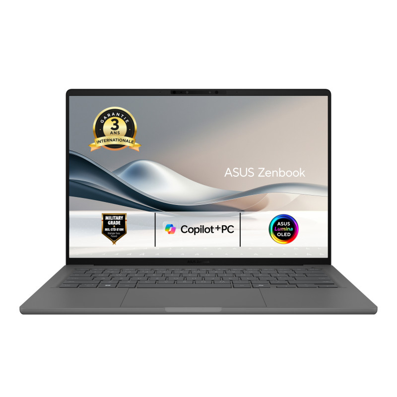 ASUS Zenbook A14 UX3407QA-DICQD481X Copilot+ PC Snapdragon X1-26-100 Laptop 14" WUXGA 32 GB LPDDR5x-SDRAM 1 TB SSD Wi-Fi 6E