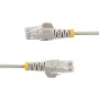 StarTech.com N6PAT25CMGRS networking cable Gray 9.84" (0.25 m) Cat6 U/UTP (UTP)