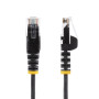 StarTech.com N6PAT25CMBKS networking cable 9.84" (0.25 m) Cat6 U/UTP (UTP)
