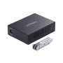 StarTech.com MCM1110SMLC40 network media converter 2000 Mbit/s 1310 nm Single-mode Black
