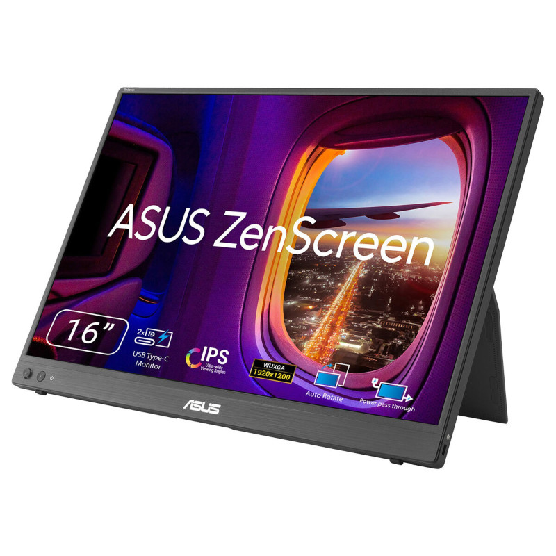 ASUS ZenScreen MB16FC computer monitor 16" 1920 x 1200 pixels WUXGA LCD Black