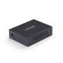 StarTech.com Convertisseur de Média Fibre Optique 10 GbE SFP+, 10 Gigabit Ethernet RJ-45 vers 10GBASE-X SFP+, Monomode,