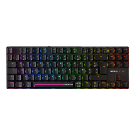 CHERRY MX 8.2 Pro TMR Wireless keyboard Gaming USB + RF Wireless + Bluetooth AZERTY French Black