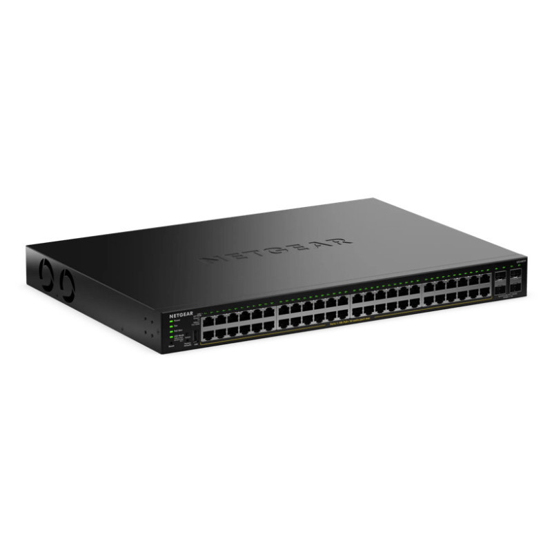 NETGEAR GS348TPv2 Managed L2/L3 Gigabit Ethernet (10/100/1000) Power over Ethernet (PoE) 1U Black