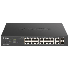 D-Link DGS-1100-18PV2 commutateur réseau Géré L2 Gigabit Ethernet (10/100/1000) Connexion Ethernet, supportant l'alimentation