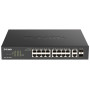D-Link DGS-1100-18PV2 network switch Managed L2 Gigabit Ethernet (10/100/1000) Power over Ethernet (PoE) 1U Black