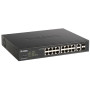 D-Link DGS-1100-18PV2 network switch Managed L2 Gigabit Ethernet (10/100/1000) Power over Ethernet (PoE) 1U Black