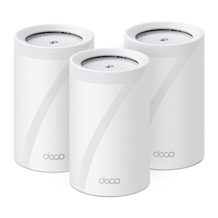 TP-Link Deco BE68 (3-pack) Tri-band (2.4 GHz / 5 GHz / 6 GHz) Wi-Fi 7 (802.11be) White Internal