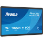 iiyama TW2424AS-B3P signage display Interactive flat panel 23.8" Wi-Fi 450 cd/m² Full HD Black Touchscreen Built-in processor