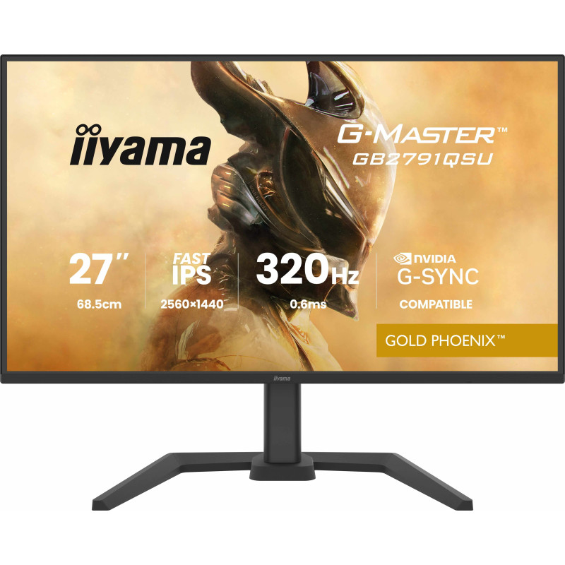 iiyama G-MASTER GB2791QSU-B1 computer monitor 27" 2560 x 1440 pixels Wide Quad HD LCD Black