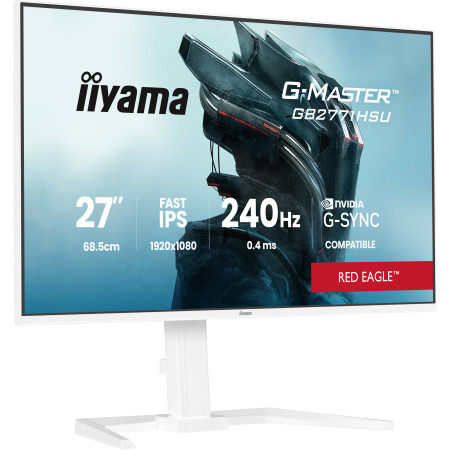 iiyama G-MASTER GB2771HSU-W1 computer monitor 27" 1920 x 1080 pixels Full HD LCD White