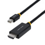 StarTech.com 1M-MDP-HDMI2-4K60 video cable adapter 39.4" (1 m) Mini DisplayPort HDMI Type A (Standard) Black